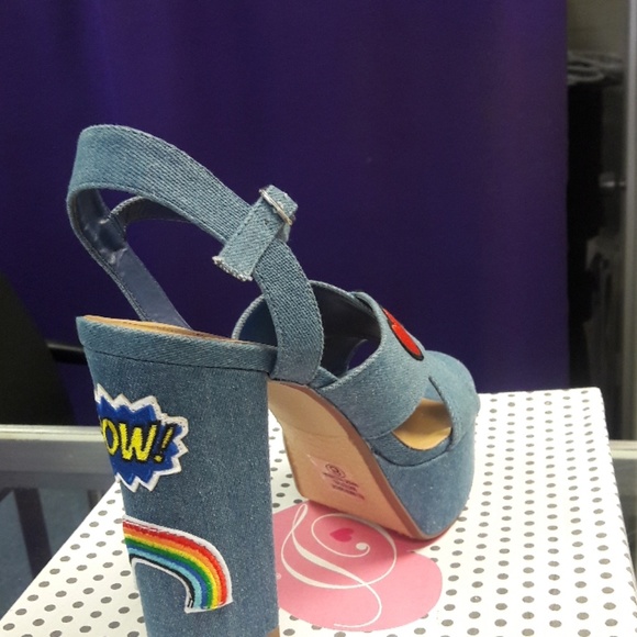 👠NWT👠 denim platform - Picture 3 of 4